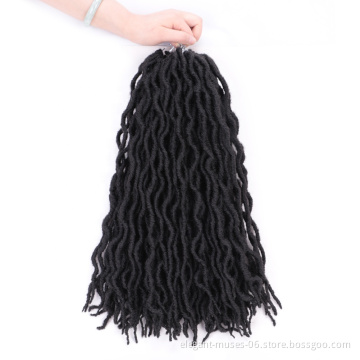 Wholesale  Crochet Braids Soft Faux Locs Style Dreadlocks pictures darling afro Braiding synthetic Hair